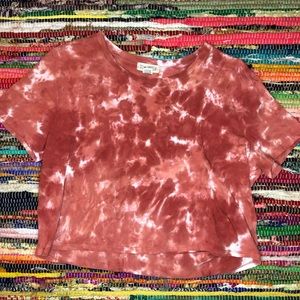 Tye dye cropped t-shirt